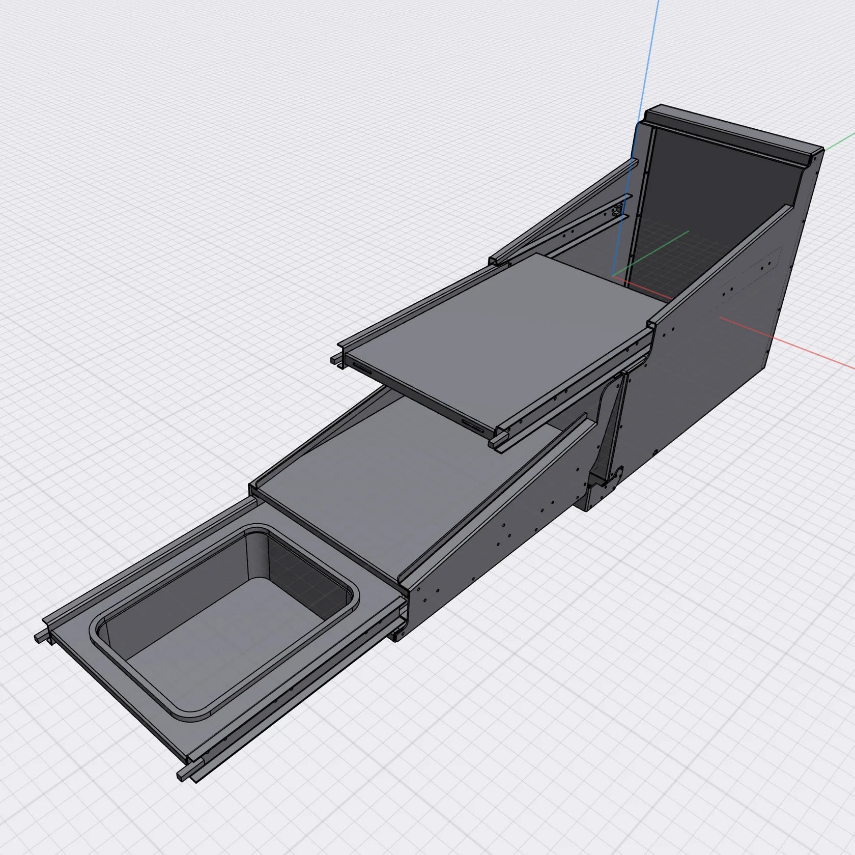 Dirtbox Overland Slide Out Kitchenette - Portable Camping Kitchen for Outdoor Adventures, RV & Overlanding Trips - Perfect for Cooking, Grilling & Meal Prep in the Wild