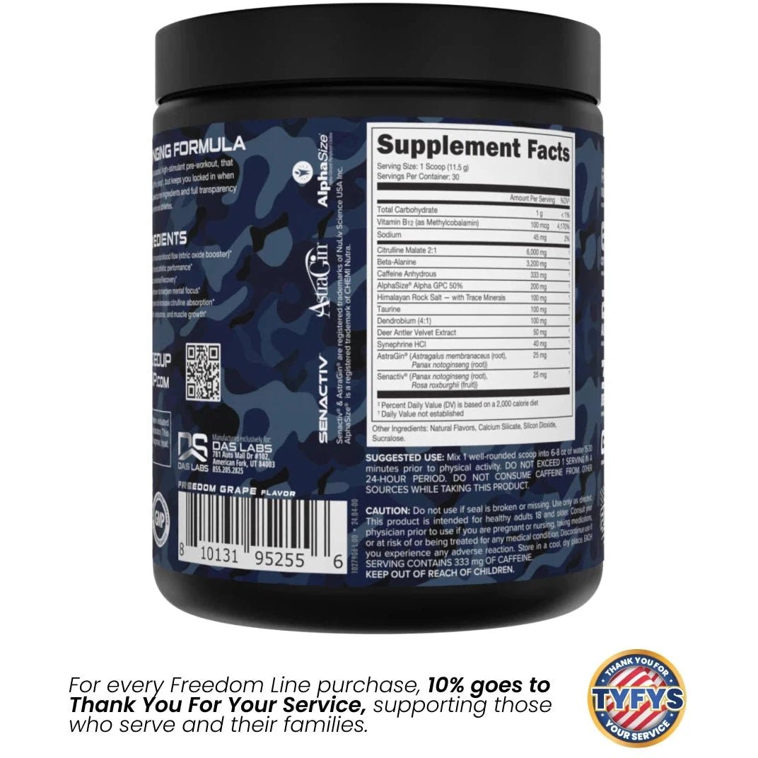 Bucked Up WOKE AF Pre-Workout Supplement - Energy & Focus Booster for Gym, Fitness & Bodybuilding | Ideal for Pre-Workout, Weight Training & Athletic Performance