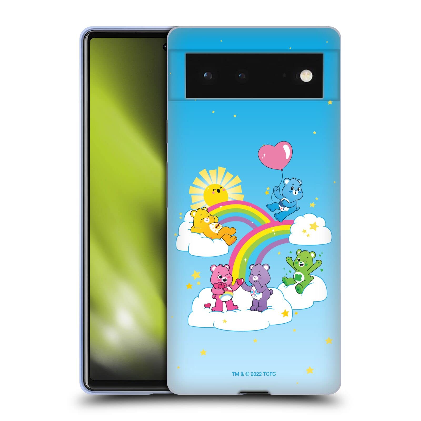 Care Bears 40th Anniversary Soft Gel Case for Google Pixel 6 - Cute Protective Cover for Everyday Use