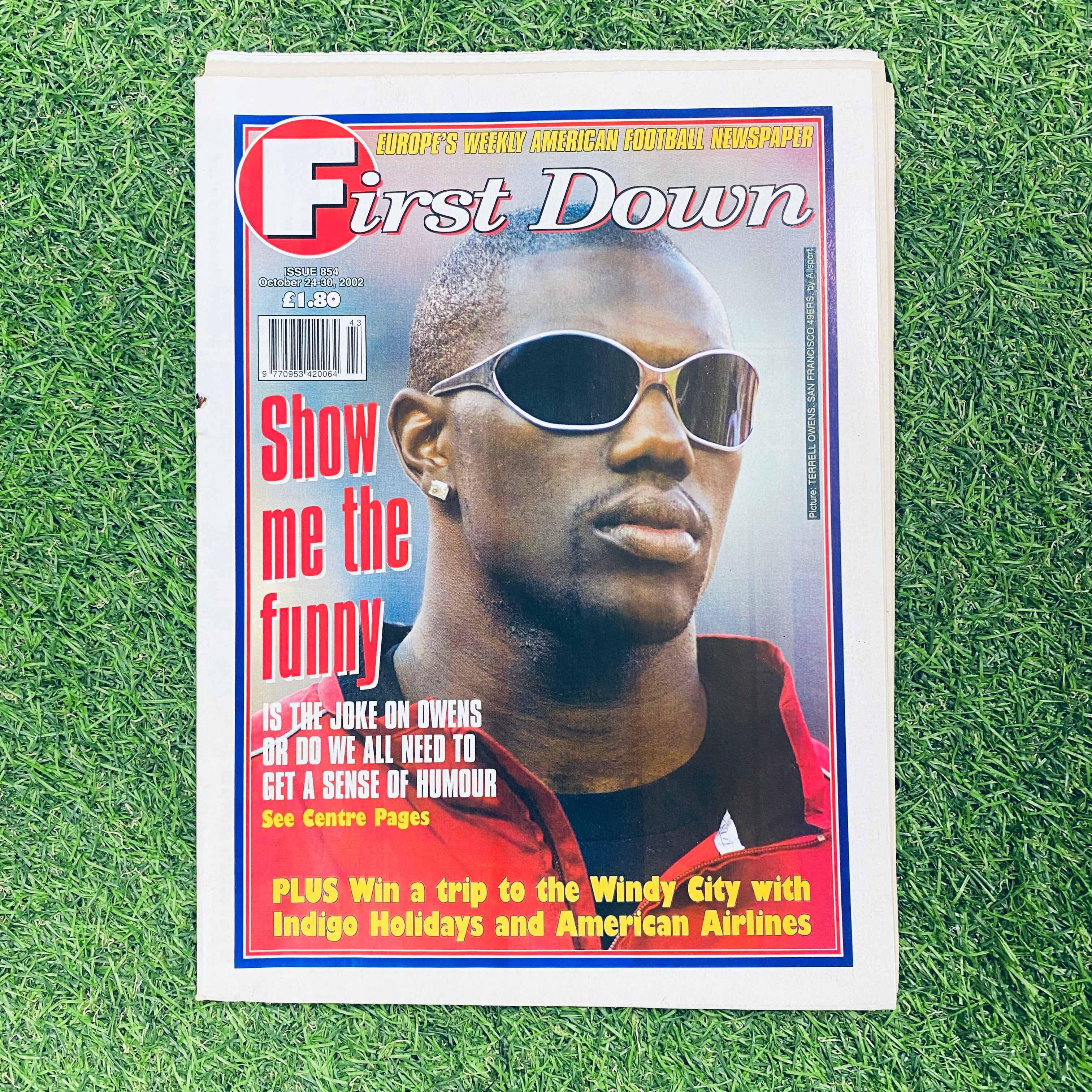 First Down Newspaper Issue 854 - October 24-30, 2002 | Vintage Sports Collectible | Perfect for NFL Memorabilia Collections & Sports History Enthusiasts