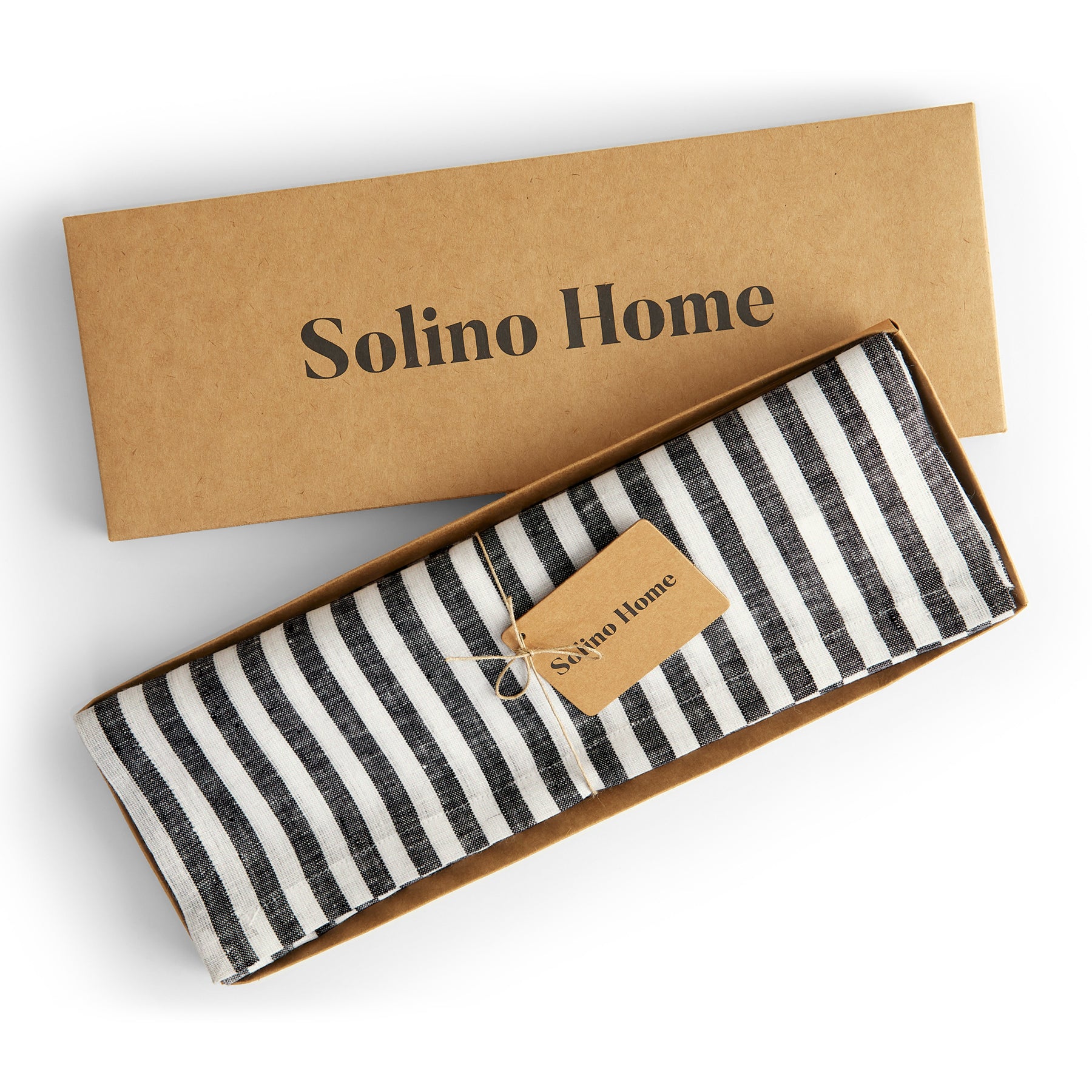 Amalfi Stripe Cotton Placemats Set of 6 - Waterproof & Washable Table Mats for Dining, Kitchen, and Party Decor - Elegant Italian-Inspired Table Setting Accessories