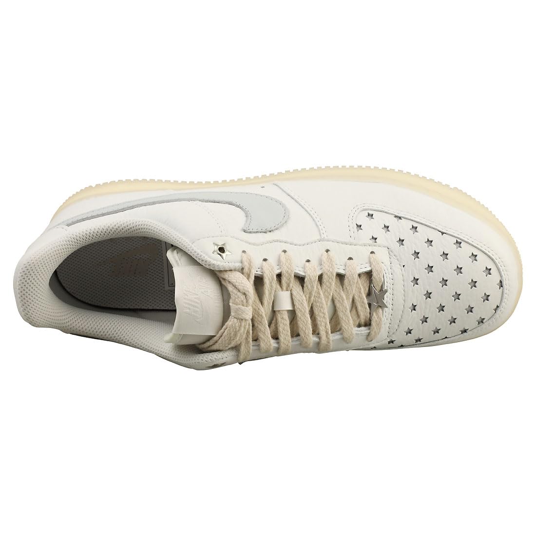 Nike AIR Force 1 07 Women's White Platinum Fashion Sneakers - Size 10.5 US | Comfortable Athletic Shoes for Running, Gym & Casual Wear