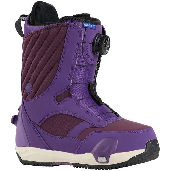 Burton Women's Limelight Step On Snowboard Boots 2025 - Waterproof & Comfortable for All-Mountain Riding | Perfect for Freestyle, Powder & Park Snowboarding