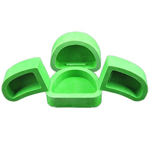 Dental Lab Plaster Model Base Molds - 4pcs/Set for Crown & Bridge Work | Perfect for Casting, Prosthetics & Dental Study Models