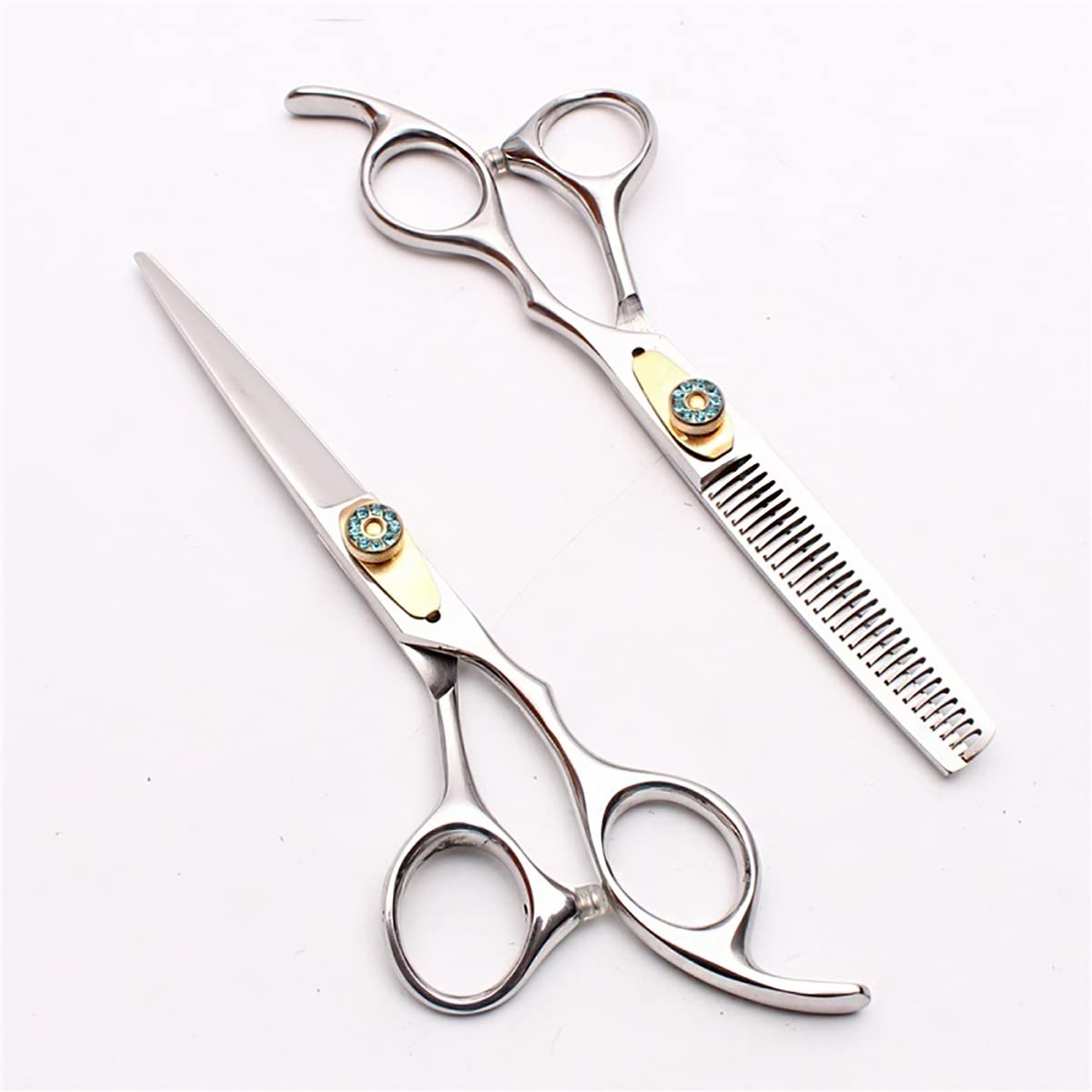 Professional Hair Cutting Scissors 6 Inch - Japan 440C Stainless Steel Barber Shears for Precision Haircuts, Styling & Thinning - Salon & Home Use