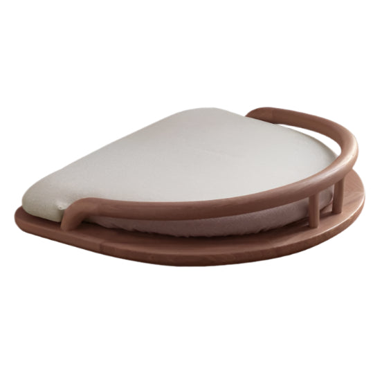 23.2x20x6.6 inch / 59x51.5x17.5 cm / walnut color / tea chair guest chair gravel white