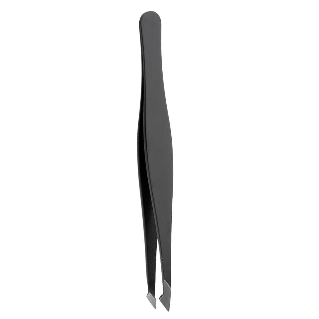 Professional Eyelash Extension Tweezers - Titanium Steel Curved Tip Tweezers for False Eyelash Application | Sharp & Precise Grip | Perfect for Salon, Home Use & DIY Lash Extensions