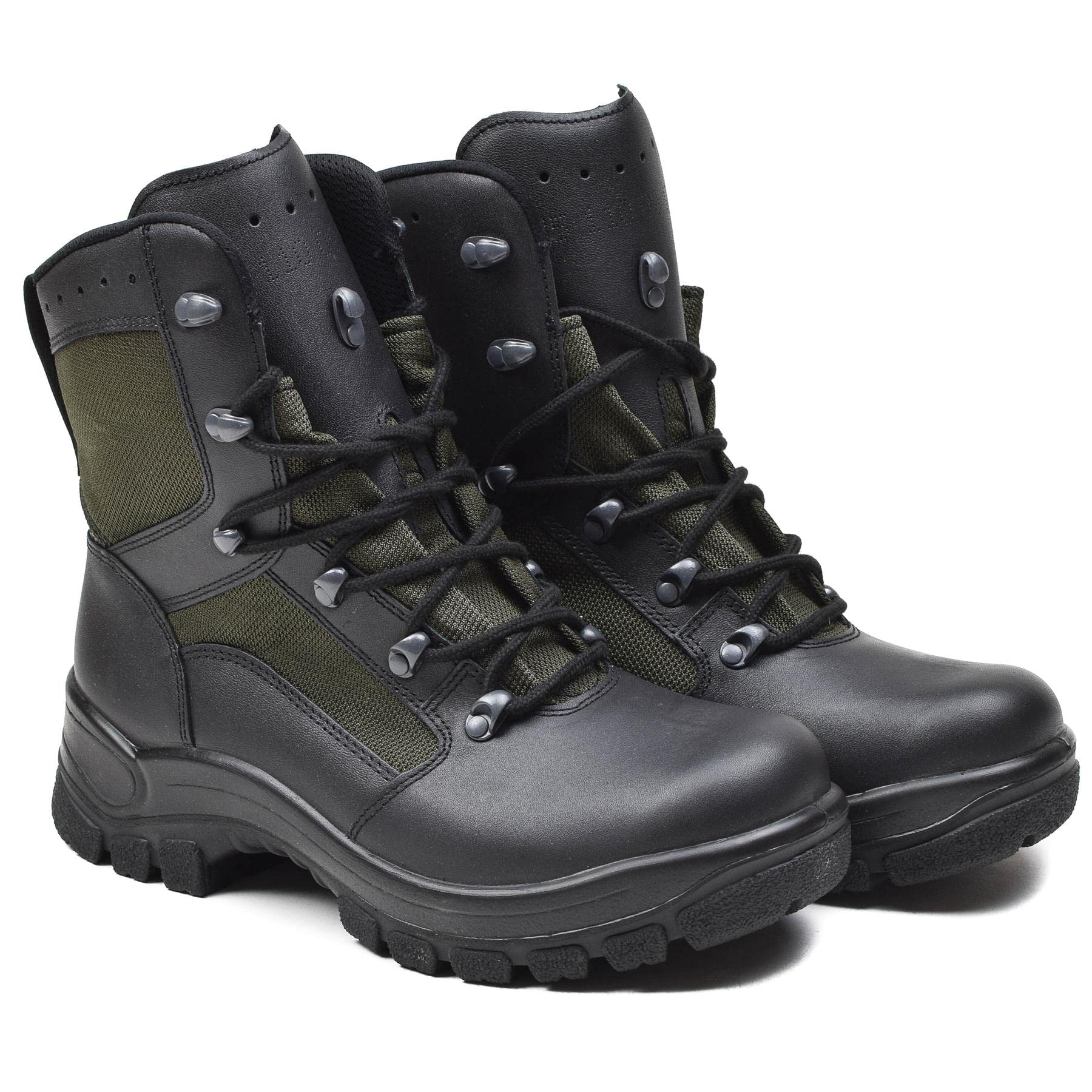 Authentic German Army Jungle Boots - Men's Olive Military Tactical Shoes for Hiking, Outdoor Adventures & Survival Training
