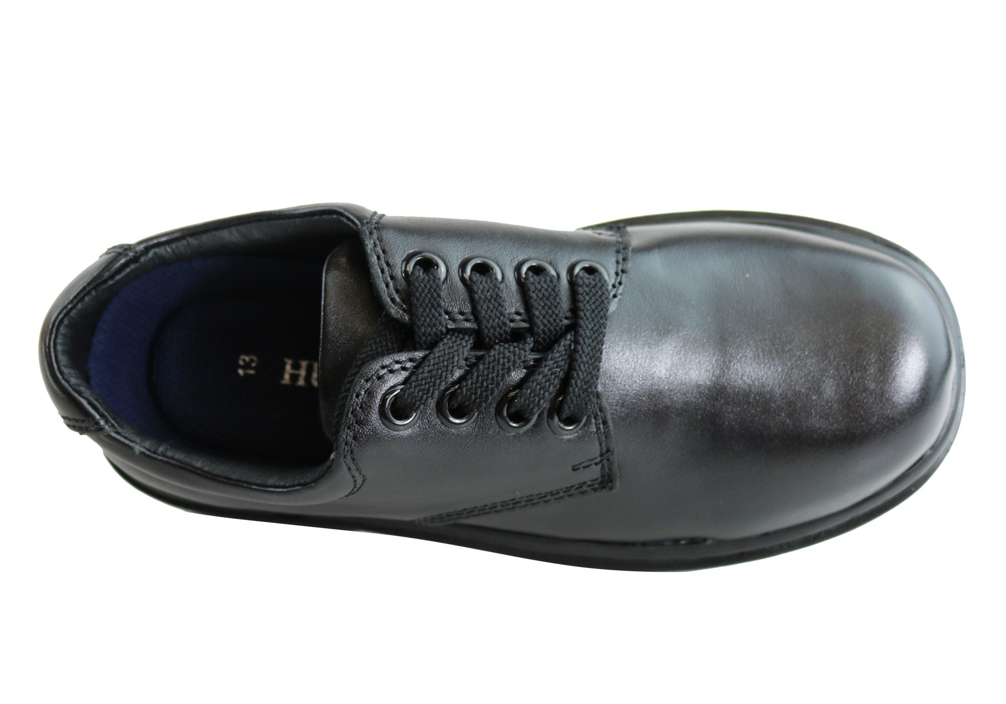 Adam Junior Kids Comfortable Leather Lace-Up School Shoes for Boys & Girls - Perfect for Classroom, Playground & Daily Wear