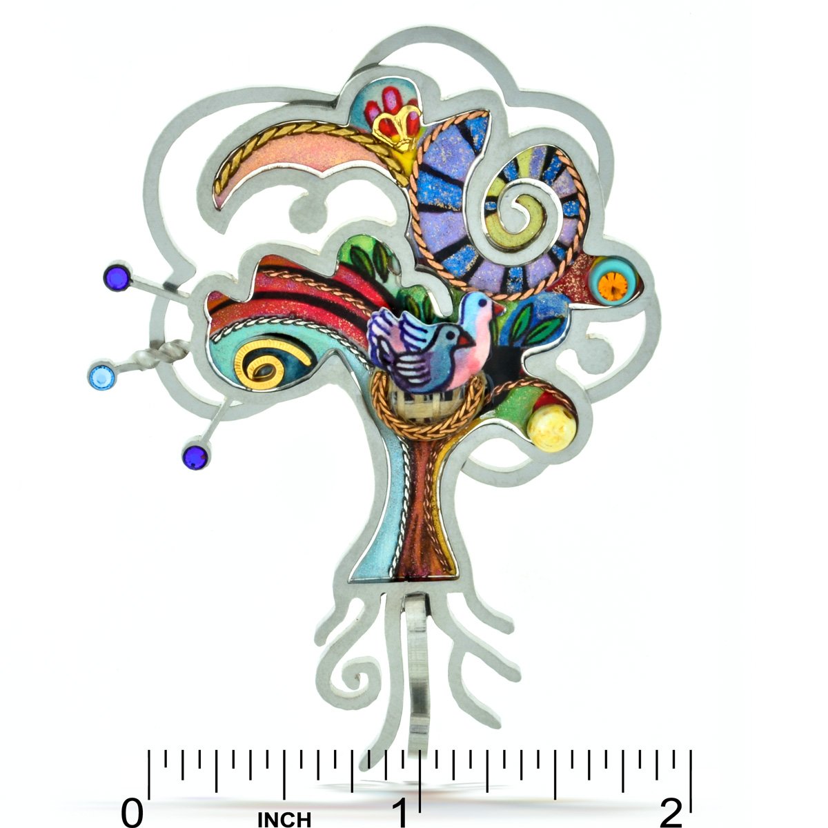Seeka Tree of Life Enamel Pin - Spiritual Jewelry Gift for Women, Men - P0238 - Perfect for Backpacks, Jackets, Hats & Accessories