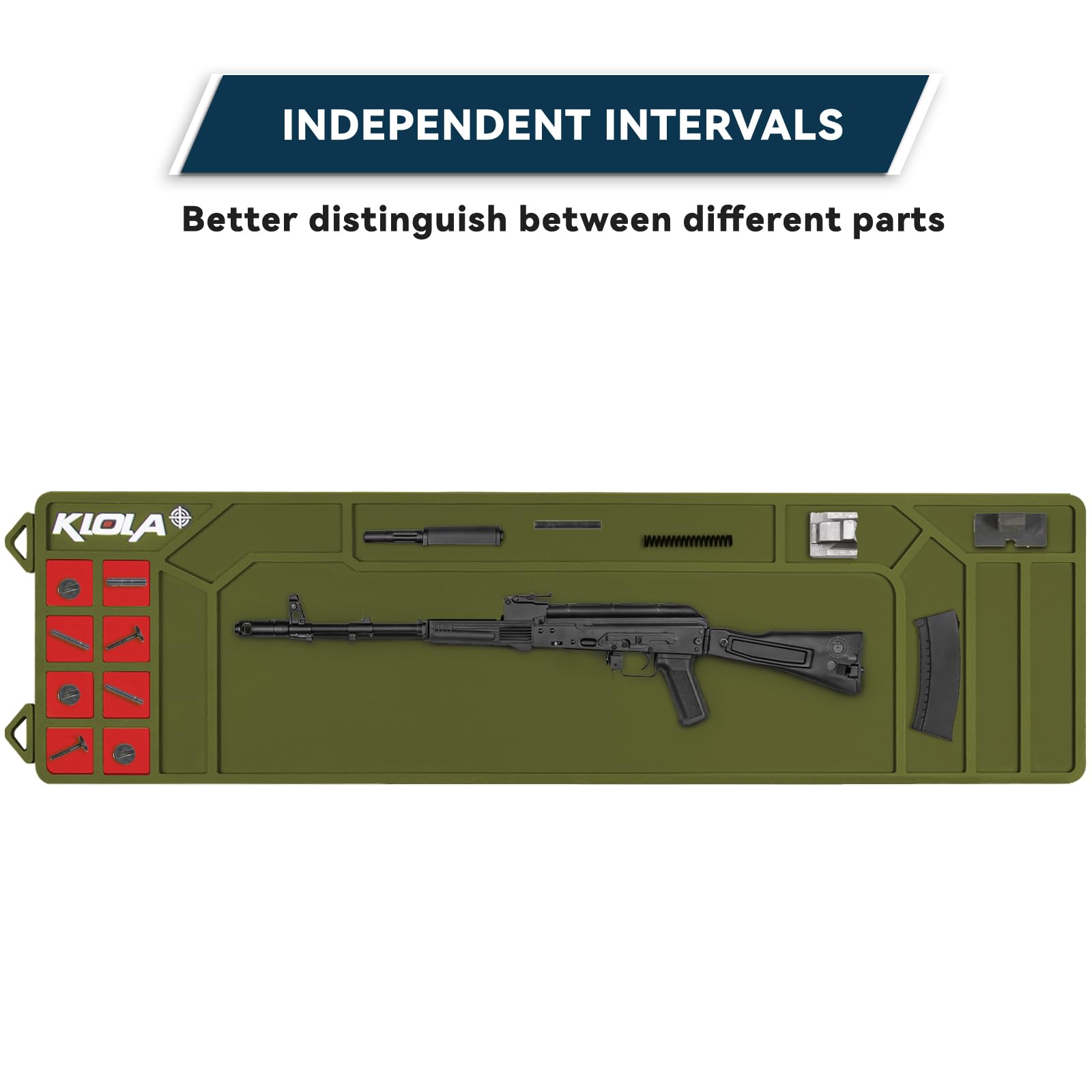 Premium Gun Cleaning Mat - Non-Slip Thick Rubber Pistol & Rifle Maintenance Pad for Shotguns, Handguns & Firearms | Perfect for Home Gun Care, Range Days & Workshop Use