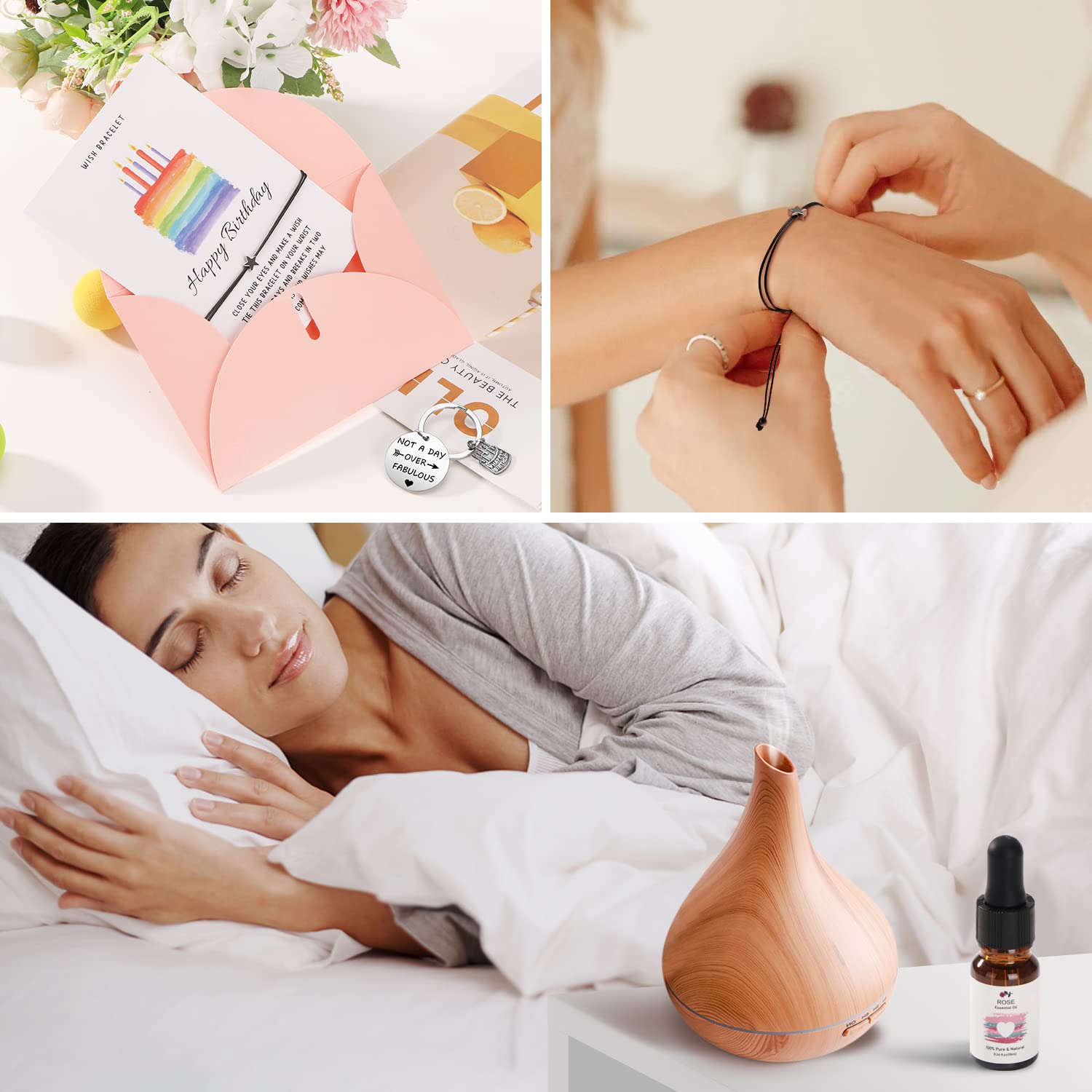Luxury Birthday Gift Box for Women - Relaxing Spa Bath Set, Self Care Package for Her - Perfect Birthday Present for Best Friend, Sister, Mom - Ideal for Home Relaxation & Pampering Sessions