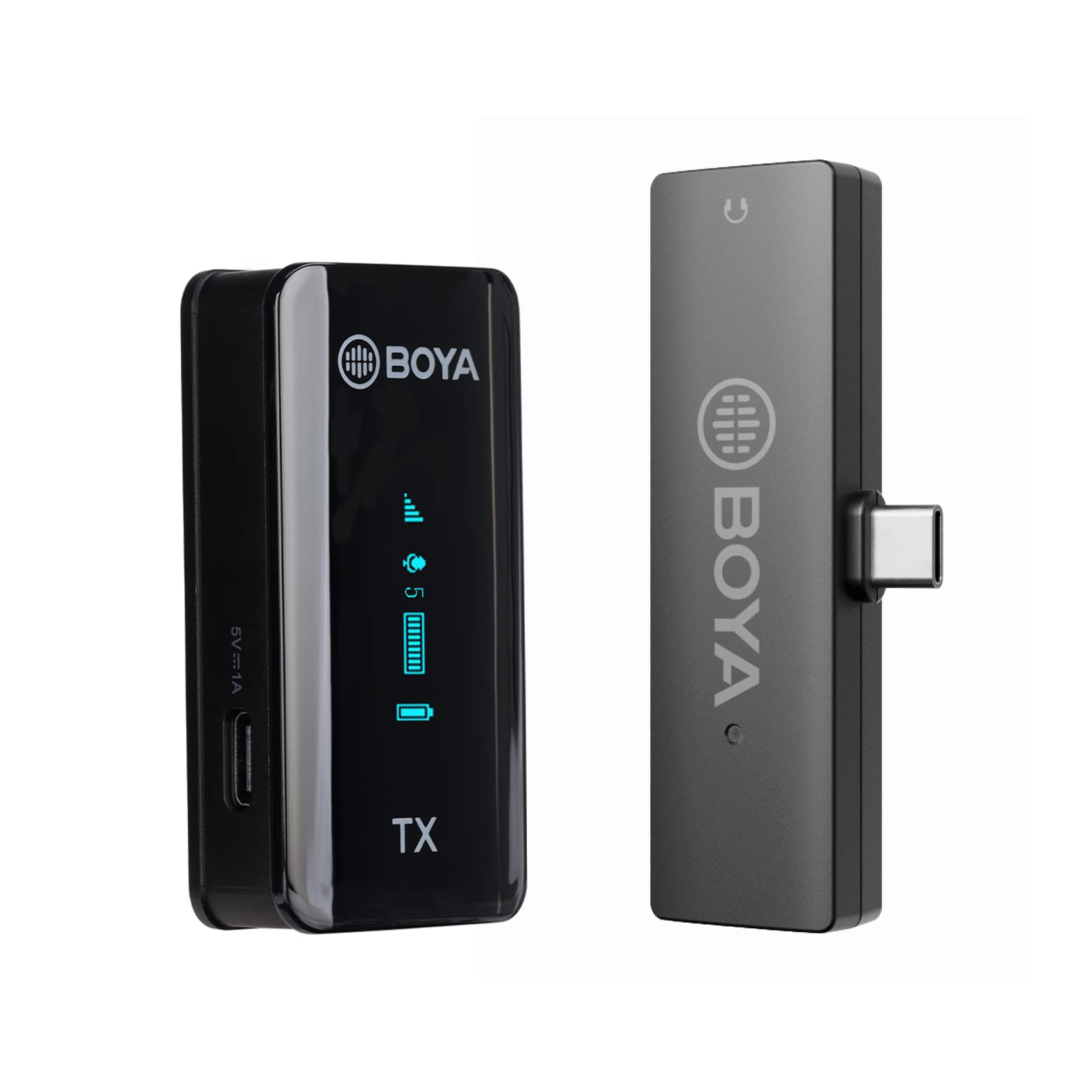 BOYA Wireless Lavalier Microphone for USB Type-C Android Phone, Tablet & Laptop - Plug & Play Lapel Mic for Video Recording, YouTube Live, Facebook Streaming, Podcast Interviews & Vlogging - Perfect for Content Creators, Journalists & Online Teachers