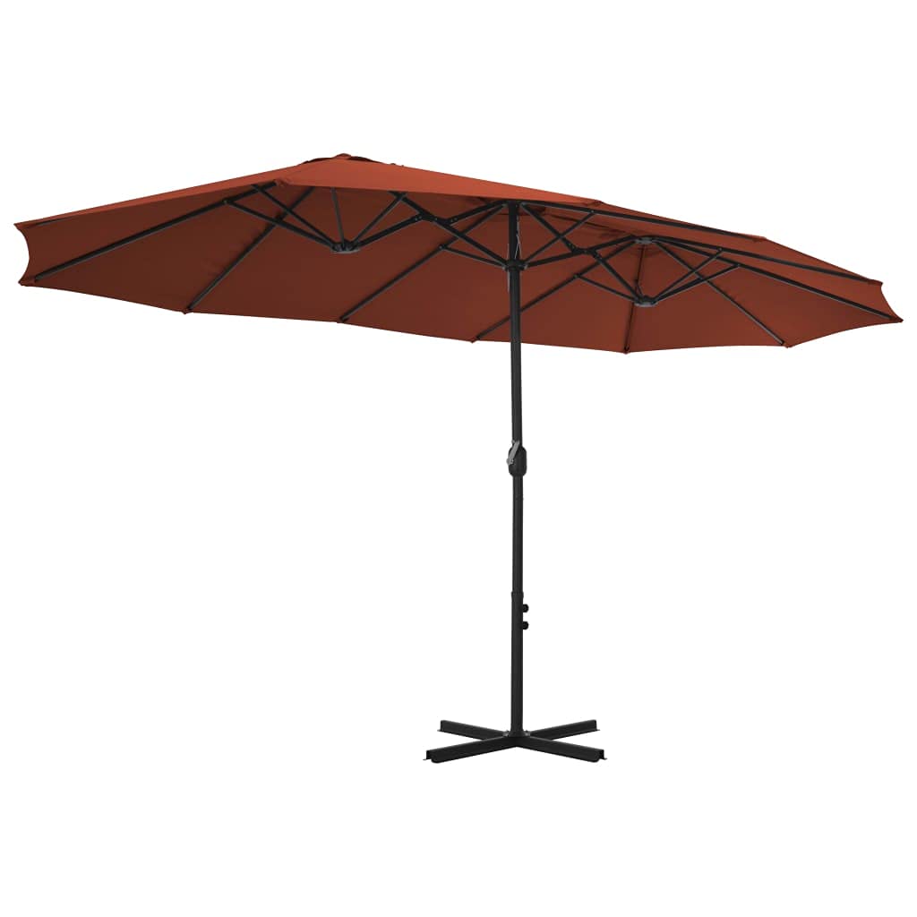 Premium Outdoor Patio Umbrella with Durable Aluminum Pole - 181.1