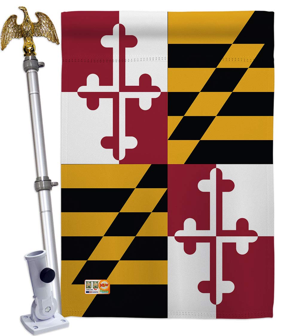 Maryland Americana House Flag Set 28