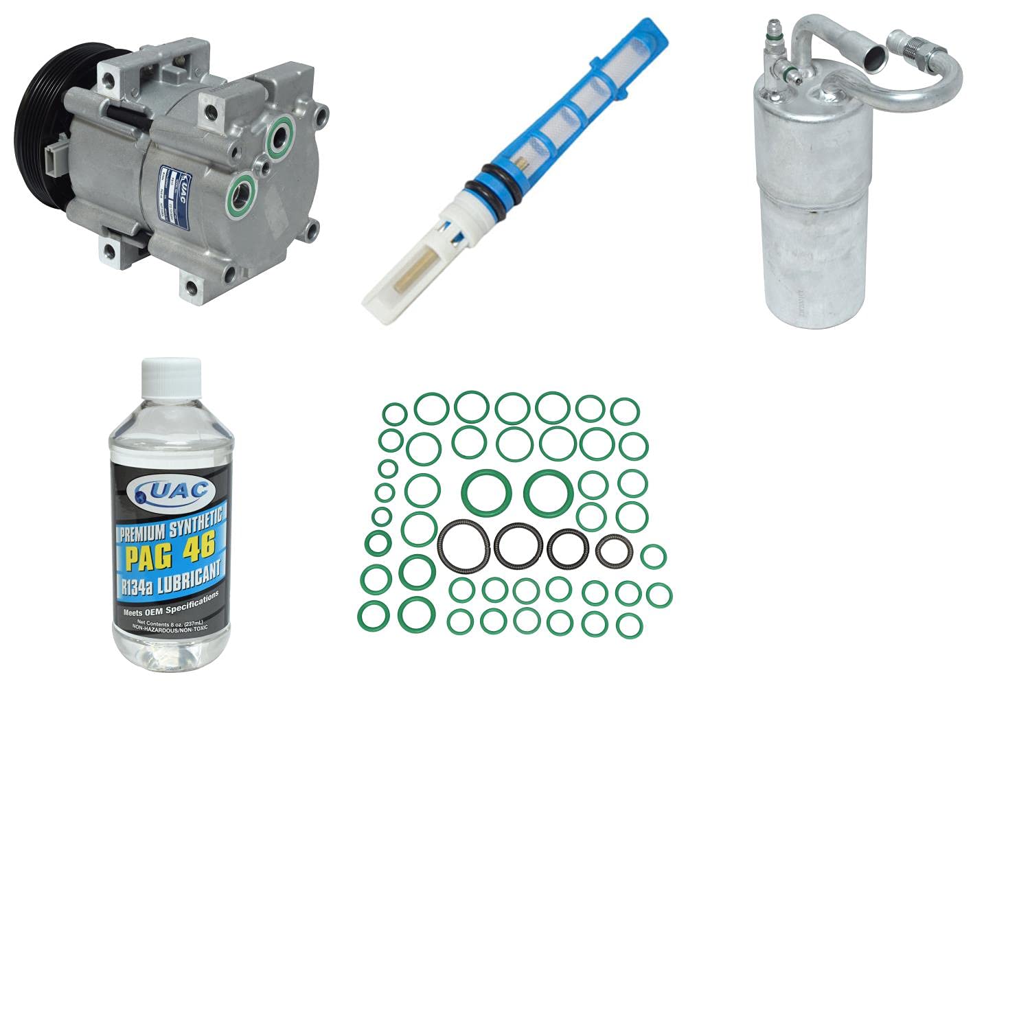 New A/C Compressor and Component Kit for Ford Explorer & Mazda Navajo - Complete AC System Replacement for Smooth Cooling - Perfect for Summer Road Trips & Off-Road Adventures