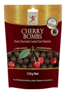 Organic Dark Chocolate Covered Tart Cherries - Antioxidant-Rich Superfood Snack for Energy & Heart Health - Perfect for Baking, Smoothies & Healthy Desserts