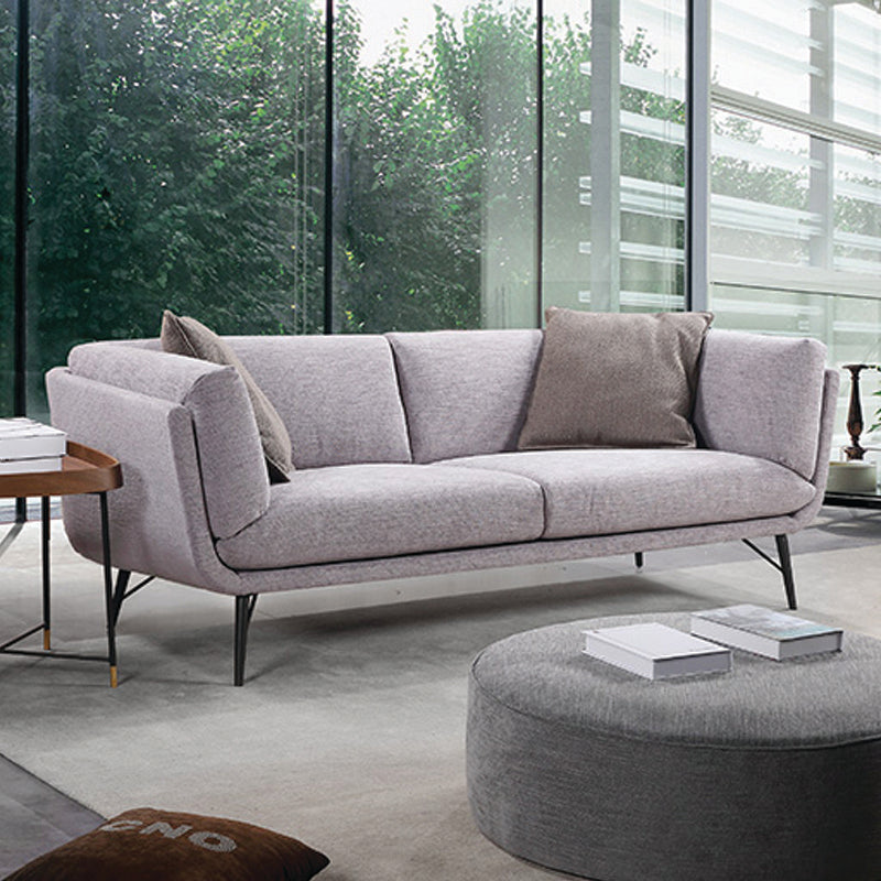 HARPER 3-Seater Sofa - Modern Grey Fabric Couch for Living Room, Lounge & Apartment | Comfortable Sectional Sofa for Home Decor