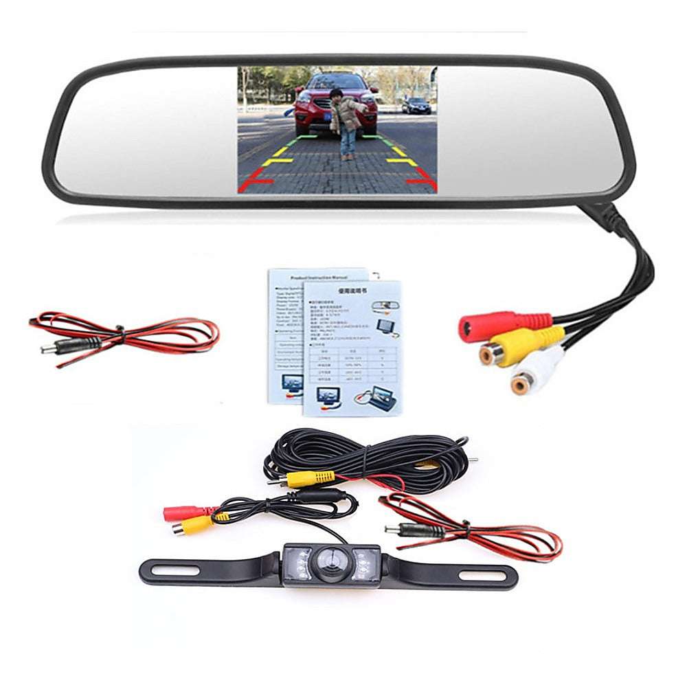 120° Wide Angle Car Rear View Camera with Night Vision - HD Reverse Parking System Kit for Safe Driving in Low Light Conditions