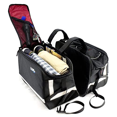 3550 Roadtripper Pack - 3550 Aeropac II Saddle Bags & 4360 Strap Mount Tail Trunk - Waterproof Motorcycle Luggage Set, Heavy-Duty Ballistic Nylon for Touring & Adventure Riding - Perfect for Long-Distance Motorcycle Trips & Commuting