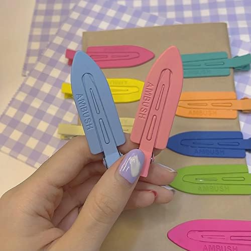5-Piece No Bend Hair Clips Set - Translucent Glitter Hair Clips for Women & Girls, No Crease Hair Accessories for Makeup, Styling & Salon Use