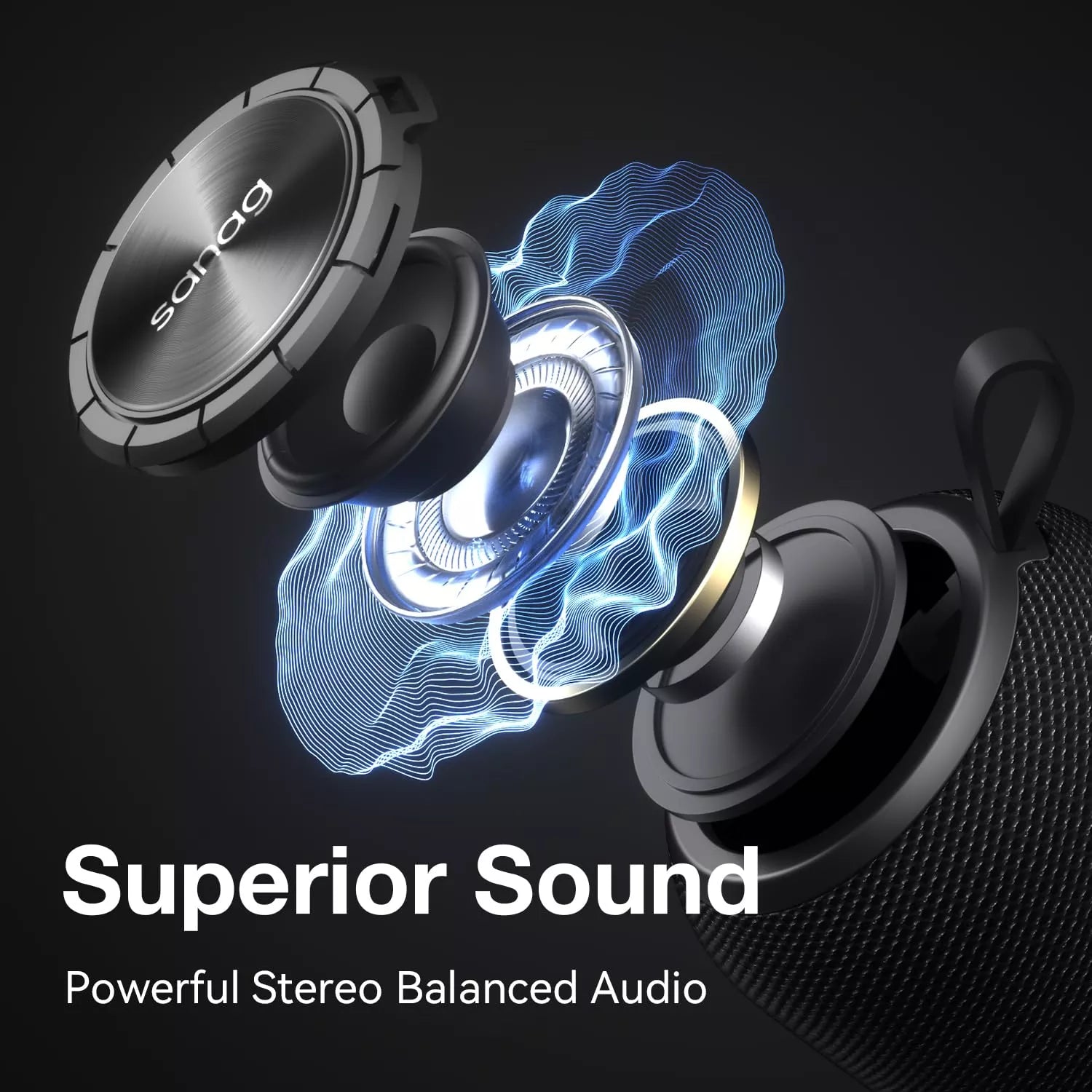 Sanag M7 Pro Wireless Bluetooth Speaker - Portable Mini Smart Speaker with HD Sound for Outdoor, Travel, and Home Use
