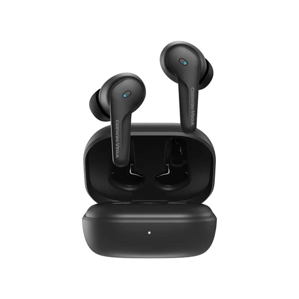Cerwin Vega EB1 VegaBuds Wireless Bluetooth Earbuds with Noise Cancellation, 24H Playtime - Perfect for Gym, Running, Travel & Workouts