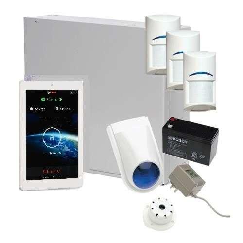 Bosch Solution 3000 Wireless Home Security Alarm System with 3 x Gen 2 Quad Motion Detectors & 7
