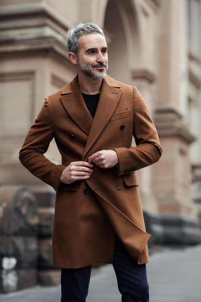 Enzo Coat - Gold Tan Trench Coat for Women | Waterproof & Windproof Outerwear | Perfect for Fall, Winter & Spring | Office, Travel & Casual Wear