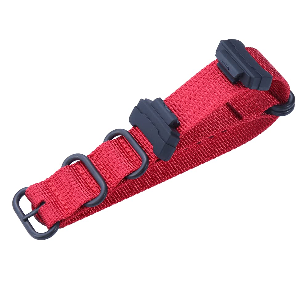 Casio 16mm Nylon Strap with Adapters - Durable Watch Band Replacement for Outdoor & Sports