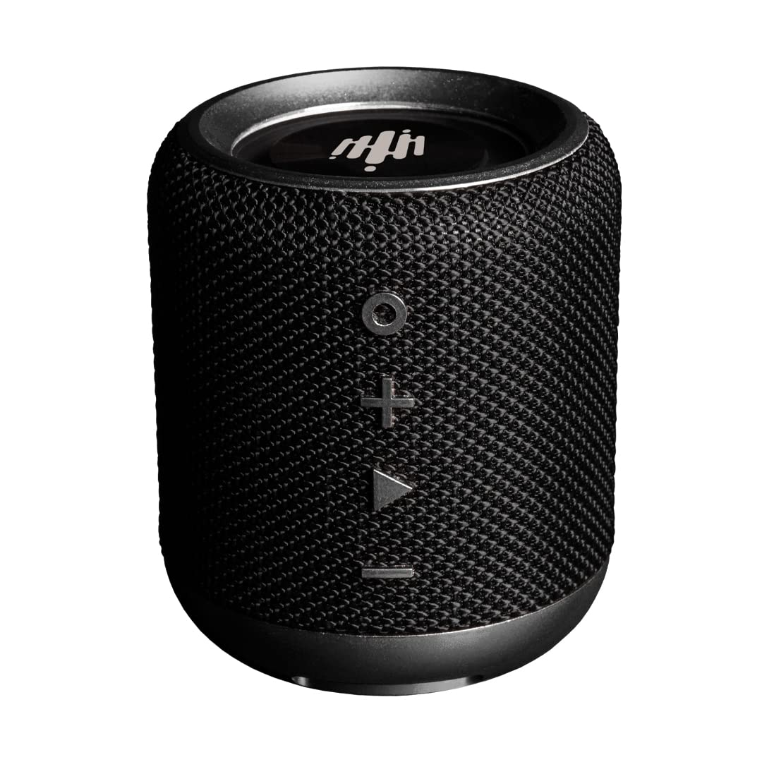 Pure-Hypr Audio SS-100 Sasquatch Sound Weatherproof Bluetooth Speaker - Portable Outdoor Speaker with Powerful Bass, Built-in FM Radio, Rugged Design & Long Battery Life (Black) - Perfect for Camping, Beach Parties & Backyard BBQs