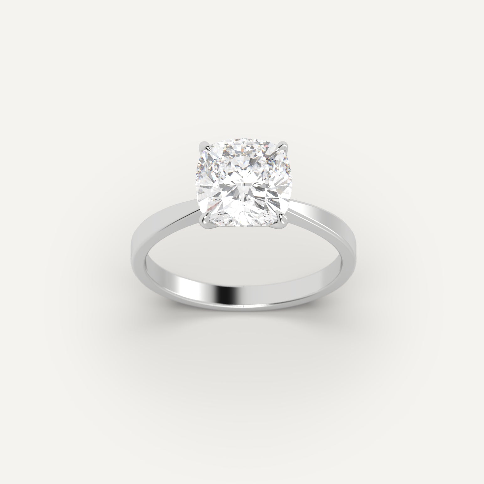 Exquisite Cathedral Cushion Cut Diamond Engagement Ring Setting - Elegant Solitaire Wedding Band for Brides & Proposals | Perfect for Romantic Proposals, Anniversary Gifts & Special Occasions