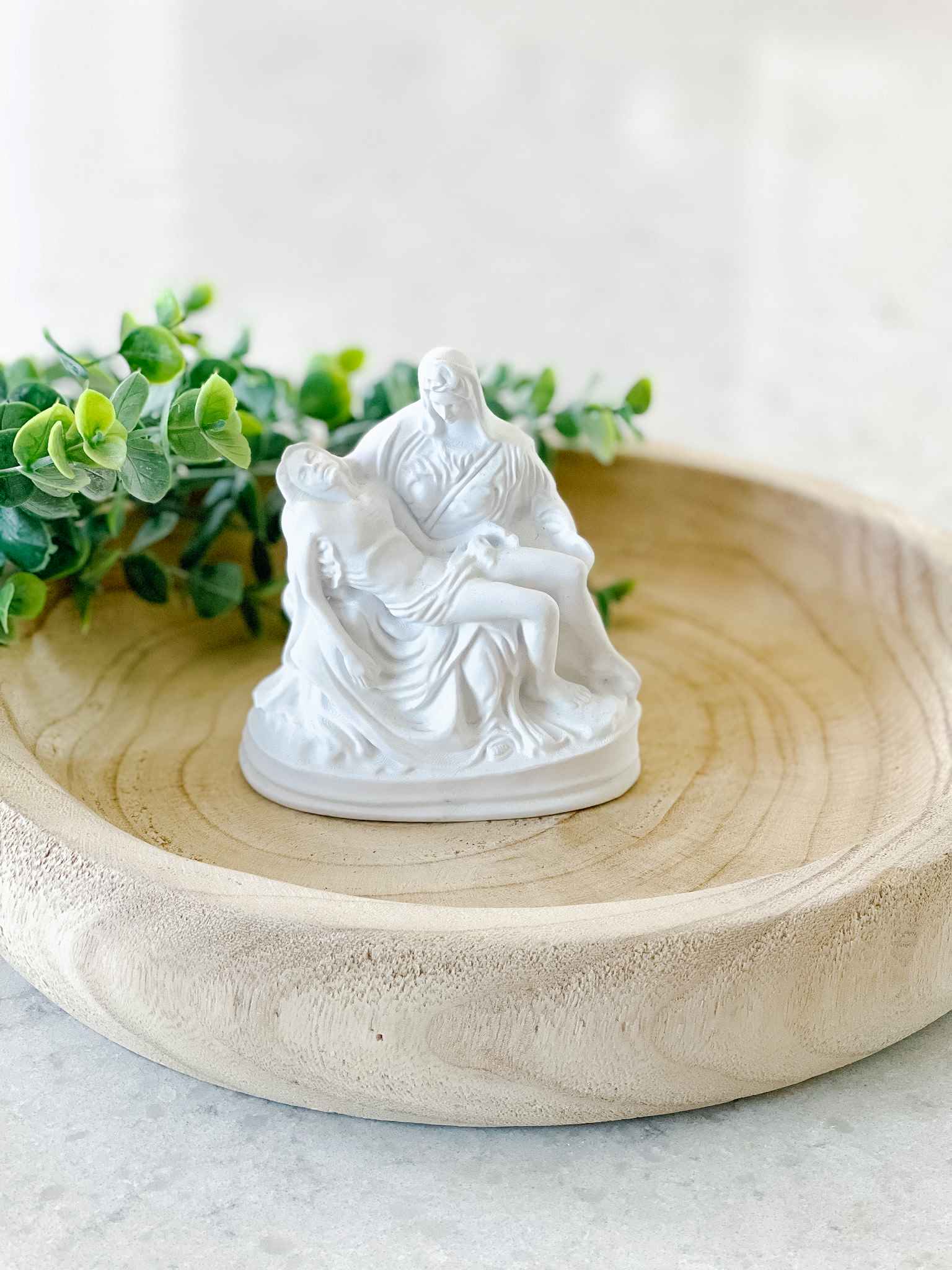 Pieta Statue - Handcrafted Virgin Mary & Jesus Sculpture for Home Decor, Garden, and Church Altar | Religious Art & Christian Gift