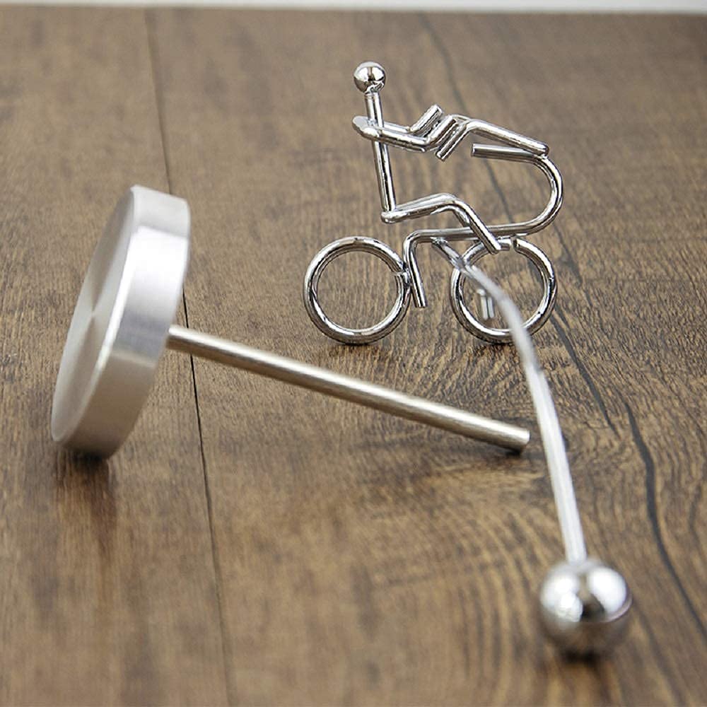 Magictech Steel Balance Toy - Kinetic Art Desk Decor for Home & Office | Stress Relief & Focus Tool | Perfect for Adults & Kids (PH03-PH06)