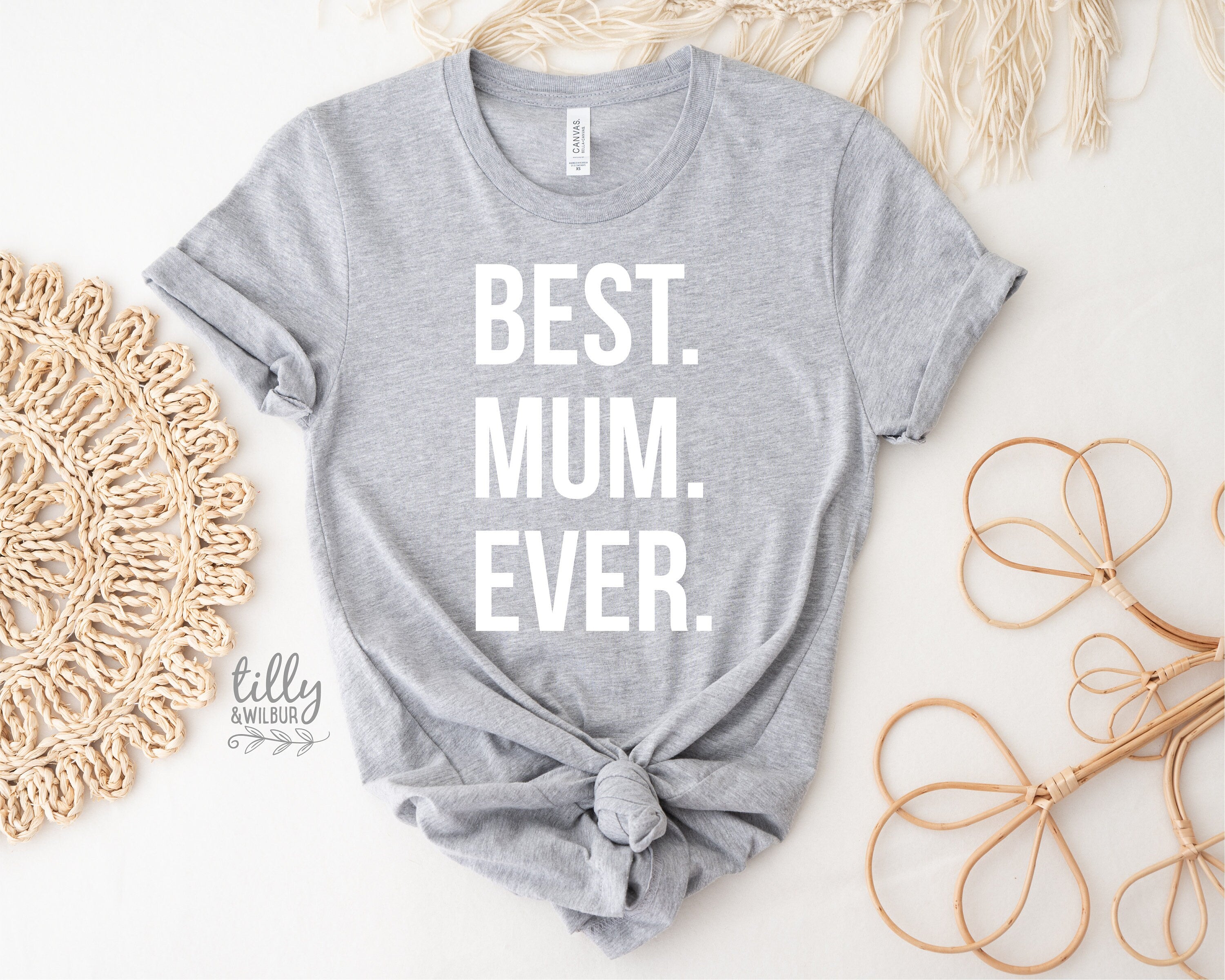 Best Mom Ever T-Shirt - Funny & Cute Graphic Tee for Women - Perfect Gift for Mother's Day, Birthday & Family Events
