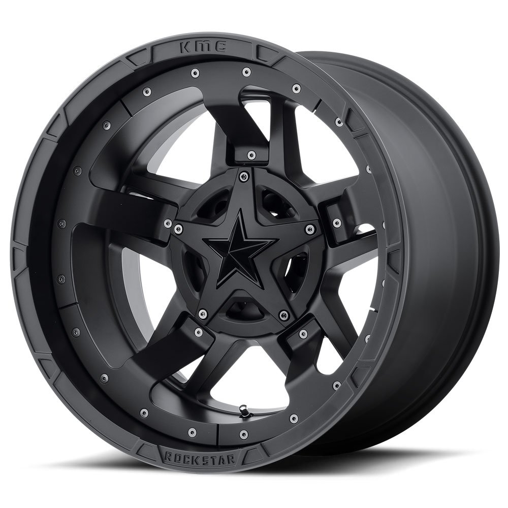 KMC Wheels XD827 RS3 17x8 Matte Black Off-Road Wheel - 5x139.7 Bolt Pattern, +20mm Offset - Perfect for Jeep Wrangler, Toyota Tacoma & Off-Road Adventures