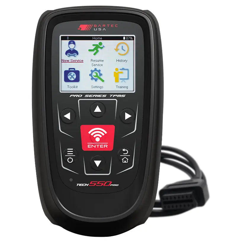 Bartec TECH550PRO TPMS Service Tool - Professional Tire Pressure Monitoring System Diagnostic Tool for Cars & Trucks | Ideal for Auto Shops, Mechanics & DIY Enthusiasts