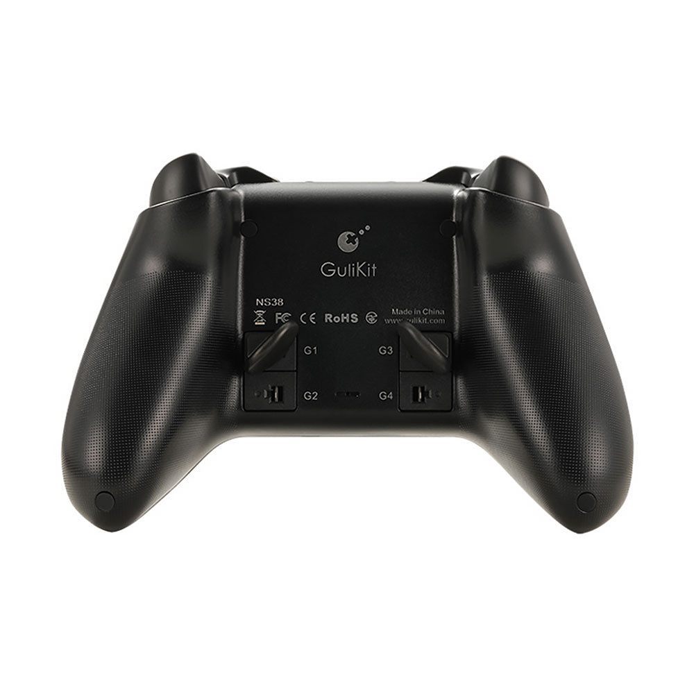 GuliKit KK3 Pro Wireless Bluetooth Controller for Nintendo Switch, PC, Android, Mac OS & iOS - Ergonomic Gamepad with Dual Vibration, Motion Controls & Turbo Function - Perfect for Gaming at Home or Travel (Black) NS38