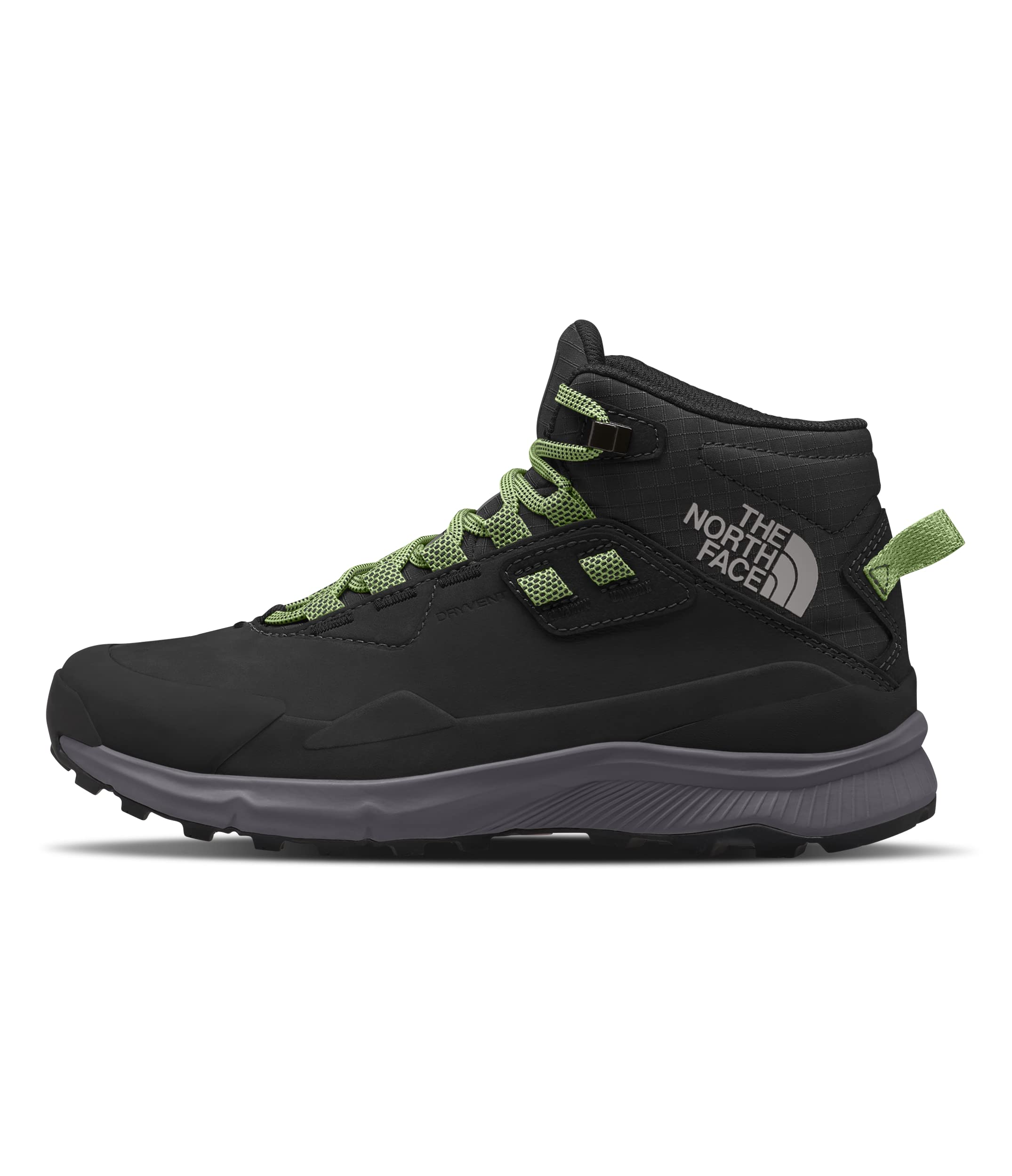 THE NORTH FACE Cragstone Leather Mid WP Women's Waterproof Hiking Boots - TNF Black/Vanadis Grey Size 10.5 | Durable Outdoor Footwear for Trail Hiking, Backpacking & Mountain Adventures