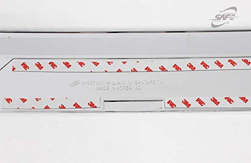 **2019-2020 Hyundai Santa Fe Chrome Hood Guard - Heavy Duty Bonnet Protector (1-Piece) for Off-Road & Highway Driving**