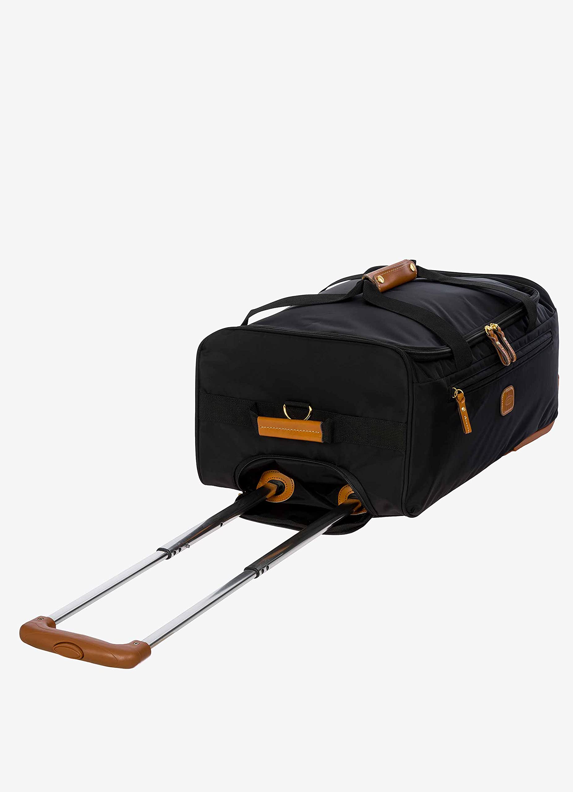 Bric's X-Bag 21 Inch Rolling Duffel Bag - Luxury Carry On Luggage for Men & Women - Waterproof Travel Weekender Bag - Black - Perfect for Business Trips & Weekend Getaways