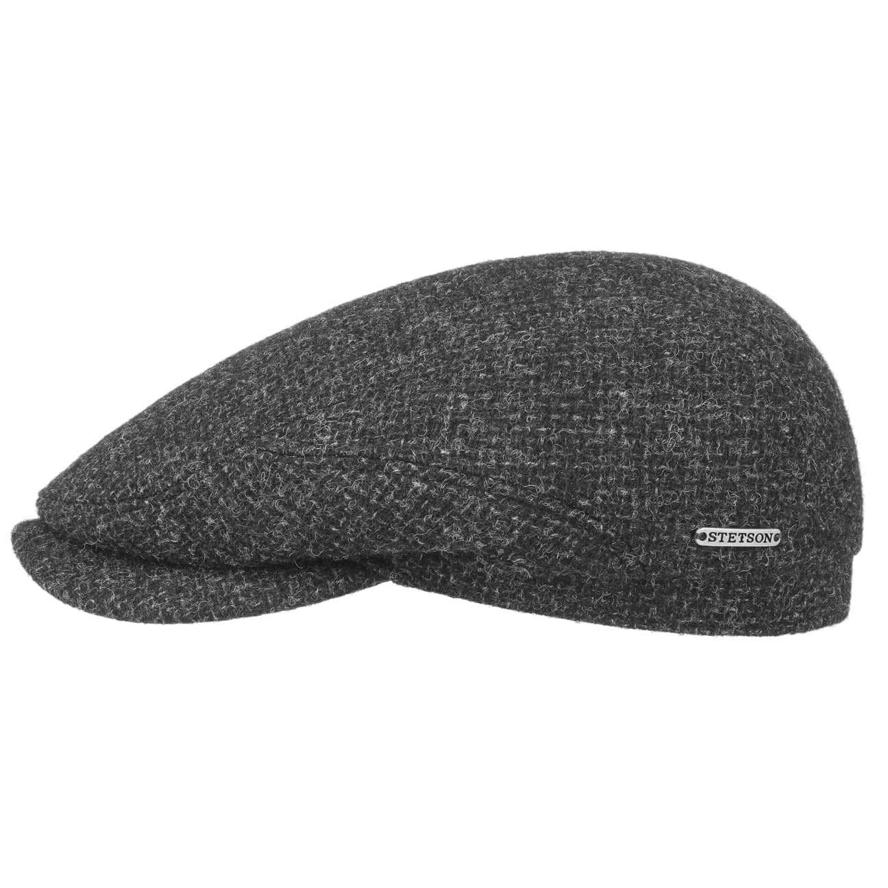 Stetson Belfast Tweed Flat Cap for Men - Classic Irish Wool Driver Hat for Outdoor, Golf, and Casual Wear