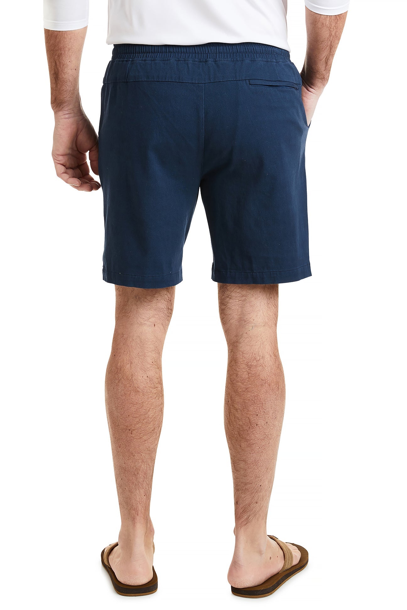 Premium Men's Surf Shorts - Stretch Twill Fabric, Nantucket Navy Blue - Perfect for Beach, Swimming & Summer Outdoor Activities