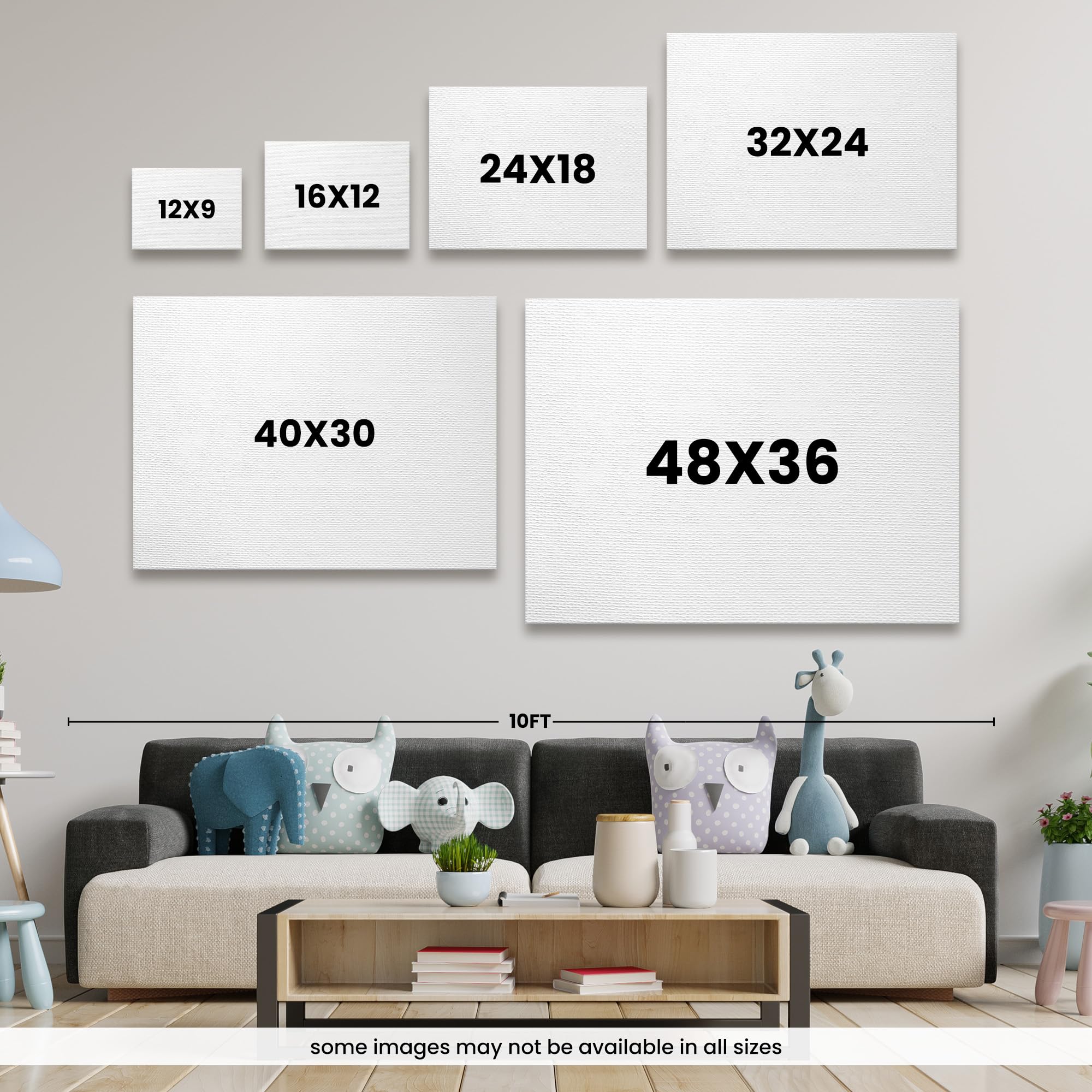 Jake Messina Ascending Abstract Canvas Wall Art Print - 48