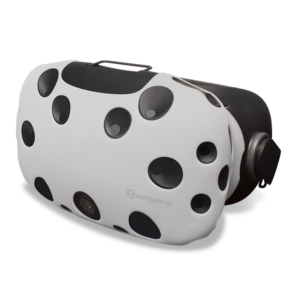 Hyperkin GelShell Silicone Skin Cover for HTC Vive VR Headset - White | Comfortable Protective Case for Gaming, Virtual Reality & Esports