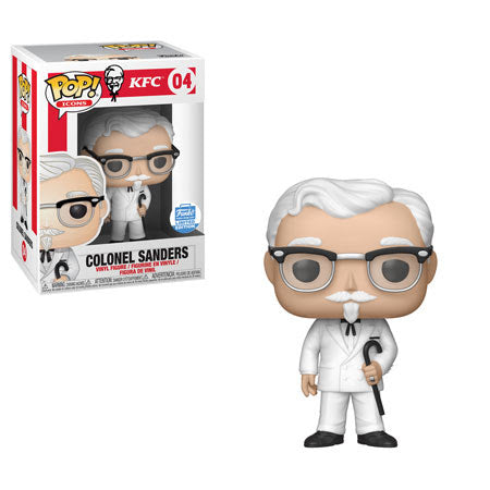 Funko Pop! Vinyl Figure - Colonel Sanders (KFC Specialty Series #04) | Fast Food Collectible for Display & Gifting