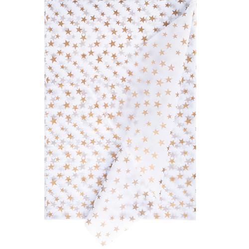 Gold Star/White