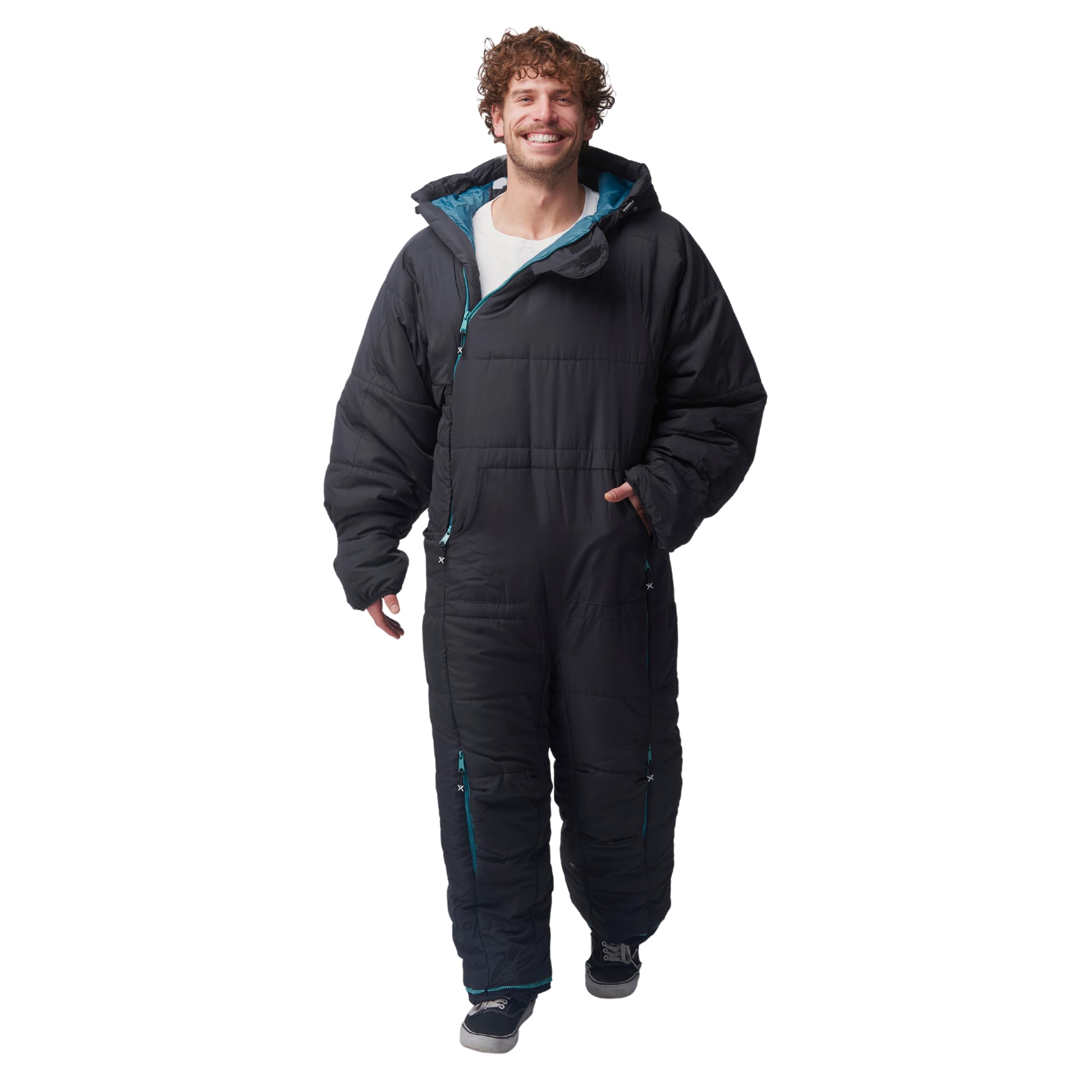 Selk'bag Original Wearable Sleeping Bag for Adults - Lightweight 35-44°F Outdoor Sleeping Bag Suit for Camping, Hiking & Indoor Use - Cozy All-Season Sleeping Bag with Sleeves
