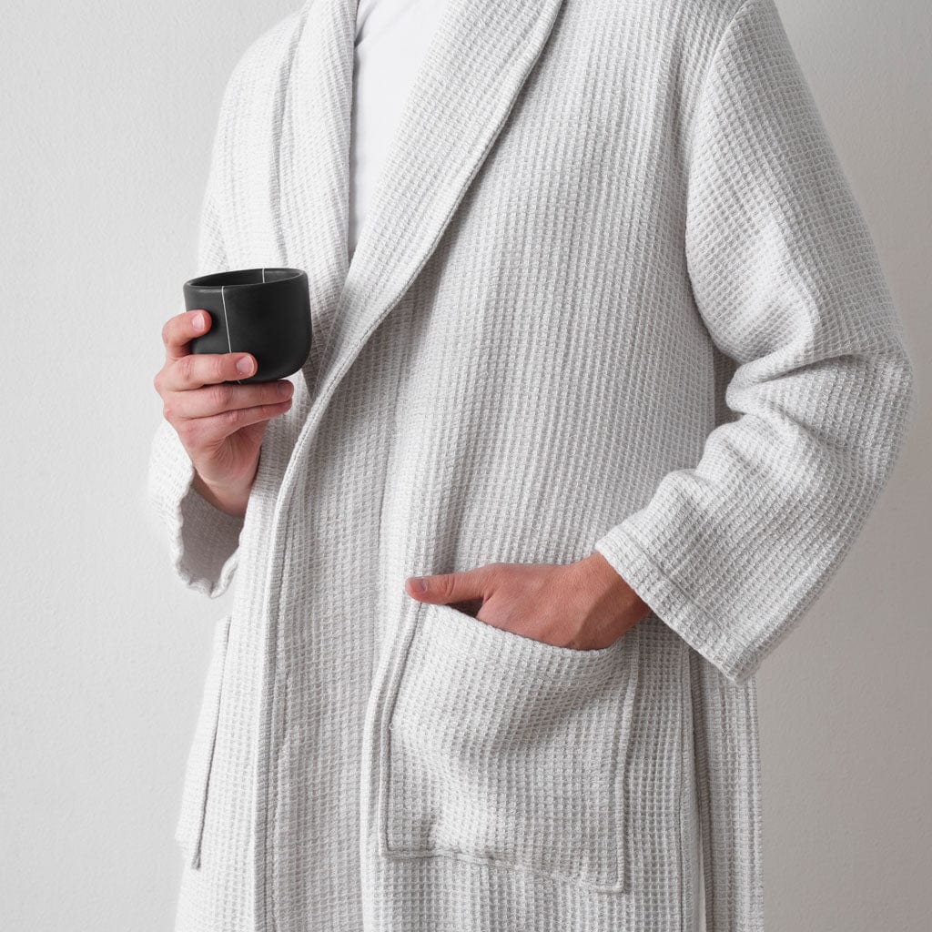 Premium Aegean Cotton Bath Robe for Women & Men - Soft Absorbent Luxury Spa Robe - Perfect for Home, Hotel & Beach Relaxation