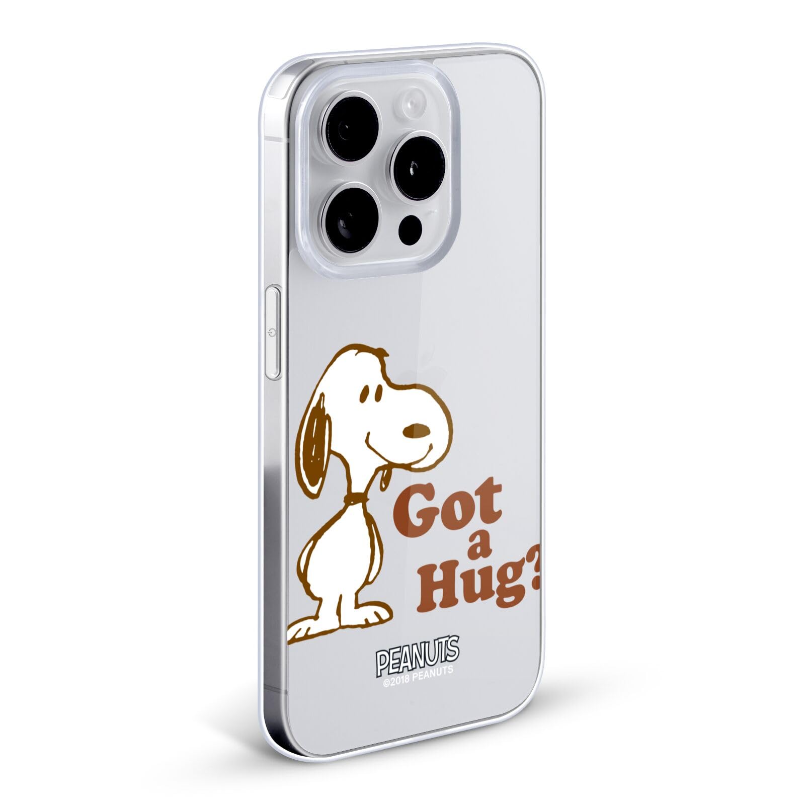 Officially Licensed Peanuts Snoopy Hug Soft Gel Case for iPhone 11 Pro Max - Cute Cartoon Phone Cover with Anti-Slip Grip, Perfect for School, Work & Everyday Use